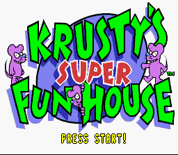 Krusty's Super Fun House screenshot 4 for Sega Mega Drive